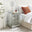 Stella 3 Drawer Crushed Diamond Mirrored Bedside Table