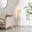 Suri White and Brass 3 Lamp Standing Floor Lamp
