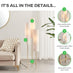 Suri White and Brass 3 Lamp Standing Floor Lamp