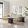 Sutton Round Black Veneer Wood Coffee Table