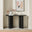Sutton Black Veneer Wood Console Table