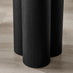 Sutton Black Veneer Wood Round Side Table