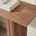 Sutton Walnut Veneer Wood Console Table