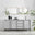 Svit Off White 3 Door and 3 Drawer Large Sideboard