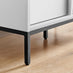 Svit Off White 2 Door and 1 Drawer Tall Sideboard