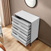 Svit Off White 4 Drawer Tall Chest of Drawers