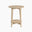 Tacoma Round White Oak Wood Side Table