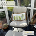 Tahiti Grey Rattan Garden Chair with Footstool