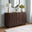 Tam Walnut Wood Effect 2 Door Large Sideboard