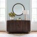 Tam Walnut Wood Effect 2 Door Large Sideboard