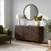 Tam Walnut Wood Effect 2 Door Large Sideboard