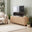 Tam Oak Wood Effect 4 Door Large Storage TV Stand