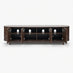 Tam Walnut Wood Effect 4 Door Large Storage TV Stand