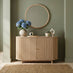 Tam Oak Wood Effect 2 Door Sideboard
