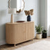 Tam Oak Wood Effect 2 Door Sideboard