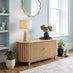 Tam Oak Wood Effect 2 Door Storage TV Stand