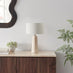 Teresia Travertine Stone Table Lamp