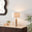 Teresia Travertine Stone Table Lamp