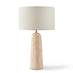 Teresia Travertine Stone Table Lamp