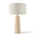 Teresia Travertine Stone Table Lamp