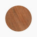 Teton Round Walnut Wood 3 Leg Coffee Table