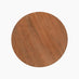 Teton Round Walnut Wood 3 Leg Coffee Table