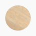 Teton Round White Oak Wood 3 Leg Coffee Table