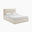 Tilly Cream & Bronze Fabric Ottoman Double Bed Frame