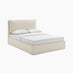 Tilly Cream & Bronze Fabric Ottoman Double Bed Frame