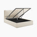Tilly Cream & Bronze Fabric Ottoman Double Bed Frame