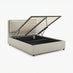 Tilly Cream & Bronze Fabric Ottoman Double Bed Frame