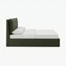 Tilly Green Fabric Ottoman Double Bed Frame