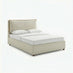 Tilly Cream & Bronze Fabric Ottoman King Size Bed Frame
