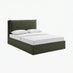 Tilly Green Fabric Ottoman King Size Bed Frame