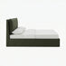 Tilly Green Fabric Ottoman King Size Bed Frame