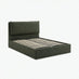 Tilly Green Fabric Ottoman King Size Bed Frame