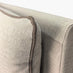 Tilly Beige & Brown Herringbone Fabric Ottoman King Size Bed Frame