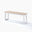 Tobermory Rectangular Whitewash & White Wood Dining Bench