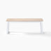 Tobermory Rectangular Whitewash & White Wood Dining Bench