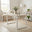 Tobermory Rectangular Whitewash & White Wood 4-6 Seater Dining Table