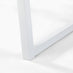 Tobermory Rectangular Whitewash & White Wood 4-6 Seater Dining Table