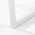 Tobermory Rectangular Whitewash & White Wood 4-6 Seater Dining Table