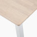 Tobermory Rectangular Whitewash & White Wood 4-6 Seater Dining Table