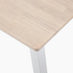 Tobermory Whitewashed Wood Dining Table & 2 Benches