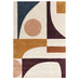 Tolliver Multicolour Modern Shapes Wool Rug 120x170