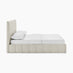 Trifle Beige Boucle Fabric Ottoman Double Bed Frame