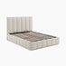 Trifle Beige Boucle Fabric Ottoman Double Bed Frame