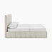 Trifle Beige Boucle Fabric Ottoman King Size Bed Frame