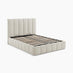 Trifle Beige Boucle Fabric Ottoman King Size Bed Frame