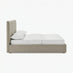 Trifle Taupe Velvet Ottoman King Size Bed Frame